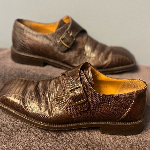 Mezlan Platinum Mens Lizard Shoes! - Picture 4 of 9